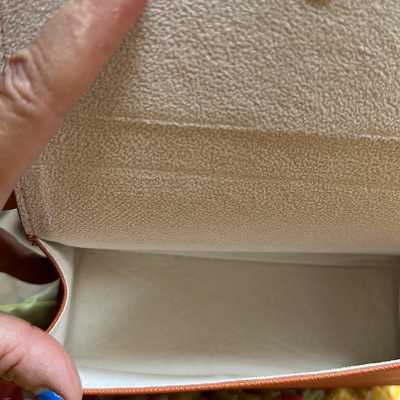 Tory Burch brand new sunglasses case orange plastic still on logo - Picture 6 of 6